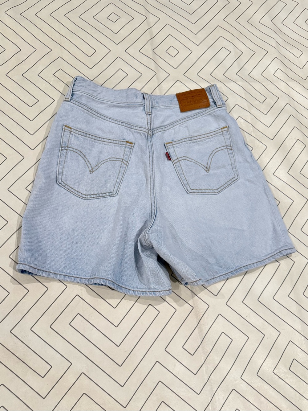 Levi's Denim Ribcage Shorts - Picture 6 of 9